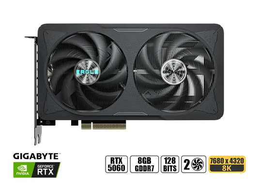 Tarjeta Gráfica GIGABYTE GeForce RTX 5060 Ti EAGLE OC 8G