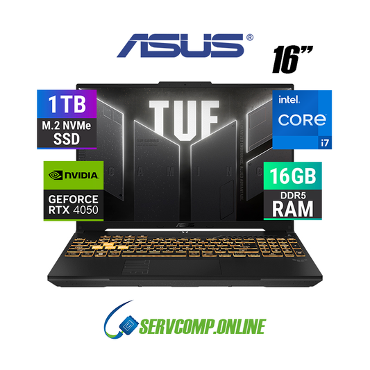 Laptop ASUS TUF Gaming F16, 16"(1920x1200) Core i7-13620H 2.4 / 4.9GHz