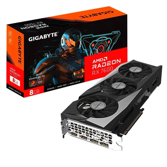 Tarjeta Gráfica Gigabyte Radeon RX 7600 GAMING OC 8G